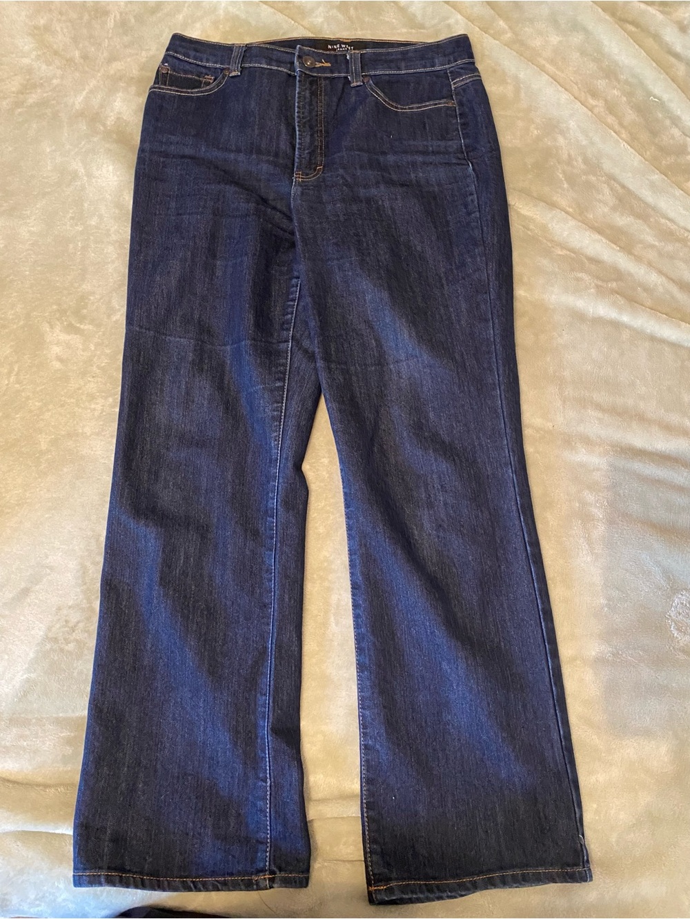 Nine West Dark Blue Flare Jeans